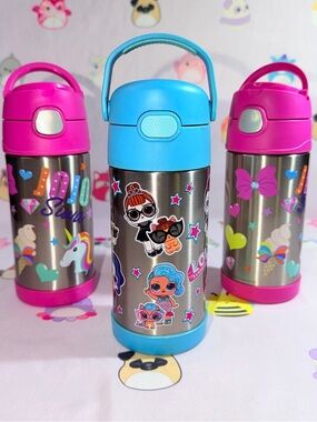 Kids Water Bottle Bundle (3) LOL Surprice | Unicorn JoJo Siwa / Stainless Steel